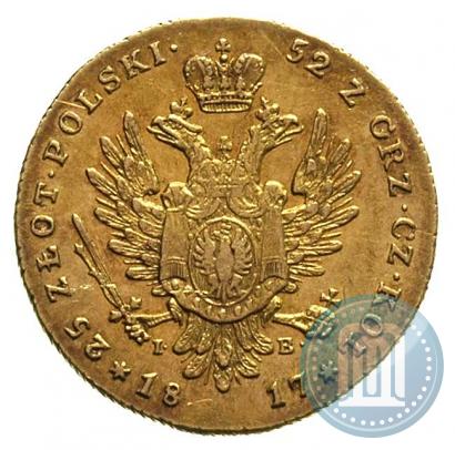 Picture 25 złotych 1817 year IB 