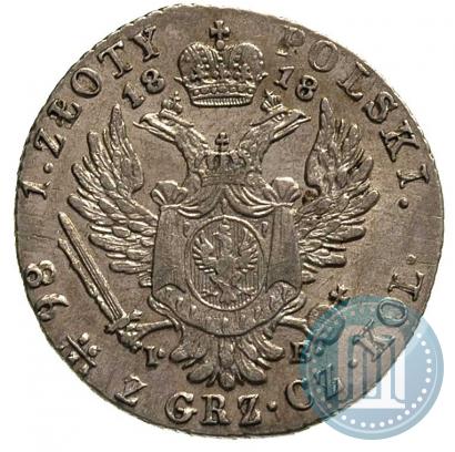 Picture 1 złoty 1818 year IB 