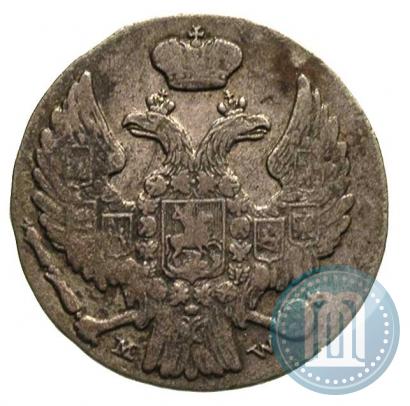 Фото 10 грошей 1837 года MW 