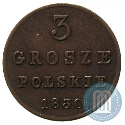 Фото 3 гроша 1830 года FH 