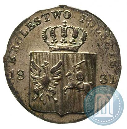 Фото 10 грошей 1831 года KG "Польское восстание"