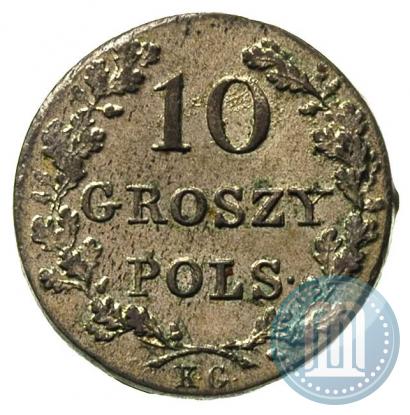 Фото 10 грошей 1831 года KG "Польское восстание"