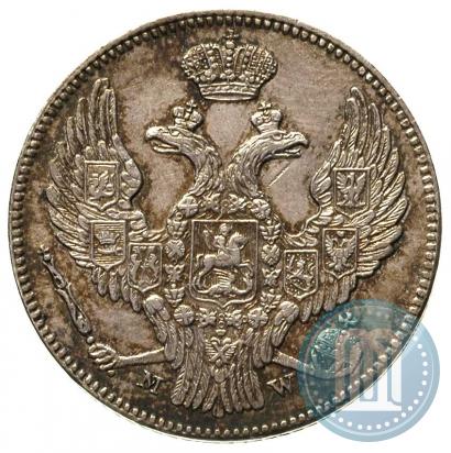 Фото 30 копеек - 2 злотых 1840 года MW 