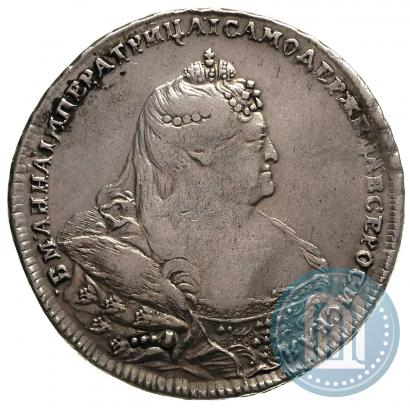 Фото 1 рубль 1738 года  "Московский тип"