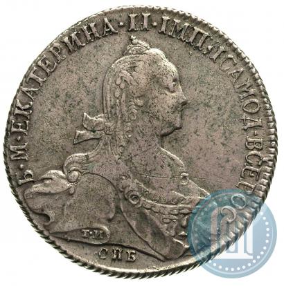 Фото 1 рубль 1774 года СПБ-ФЛ 