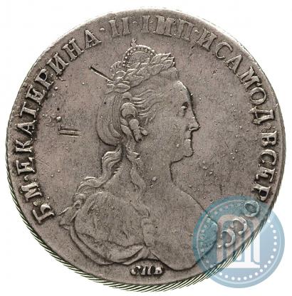Фото 1 рубль 1780 года СПБ-ИЗ 