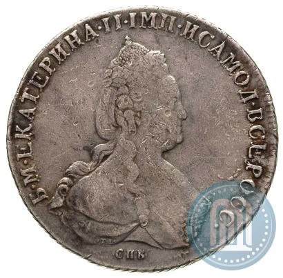 Фото 1 рубль 1786 года СПБ-ЯА 