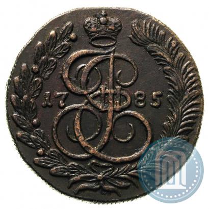 Фото 5 копеек 1785 года КМ 