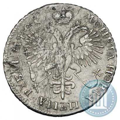 Фото 1 рубль 1719 года OK "Портрет в латах"