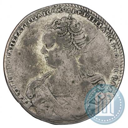 Picture Poltina 1726 year СПБ "Petersburg type, portrait turned to the left"