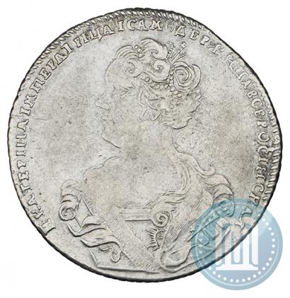 Picture Poltina 1726 year СПБ "Petersburg type, portrait turned to the left"