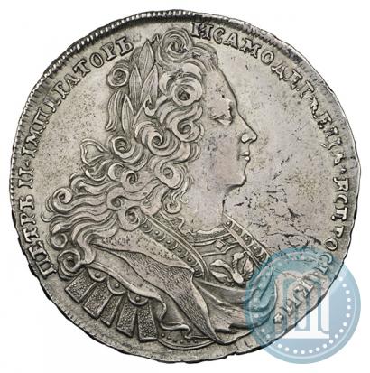 Picture 1 rouble 1727 year  "Moscow type"