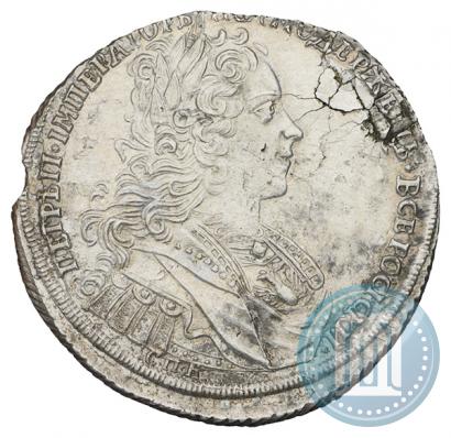 Фото Полтина 1727 года СПБ "Петербургский тип"