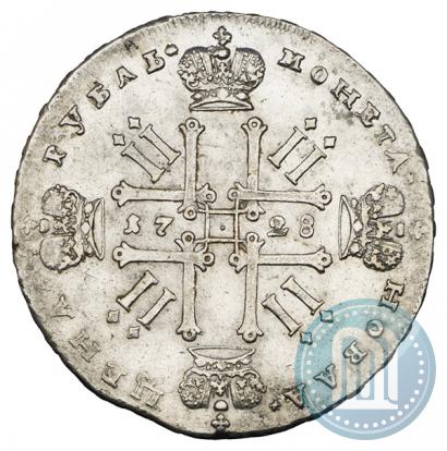 Picture 1 rouble 1728 year  "Type of 1727"
