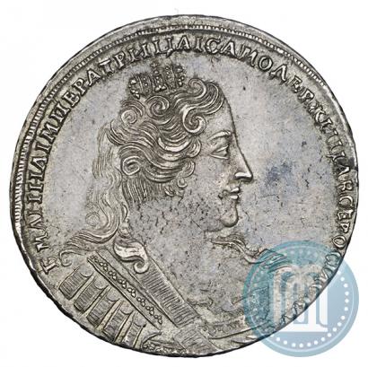 Фото 1 рубль 1733 года  