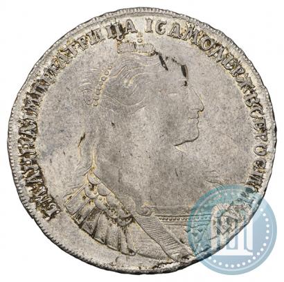 Фото 1 рубль 1734 года  "Тип 1735 года"