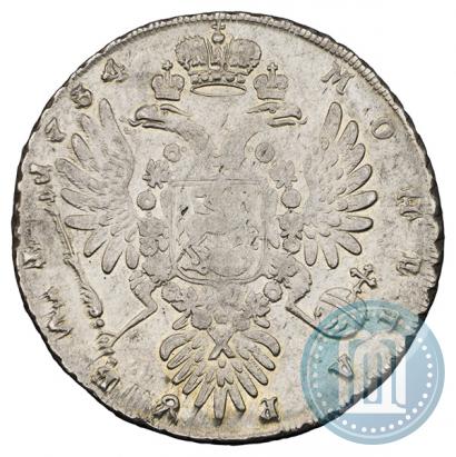 Фото 1 рубль 1734 года  "Тип 1735 года"