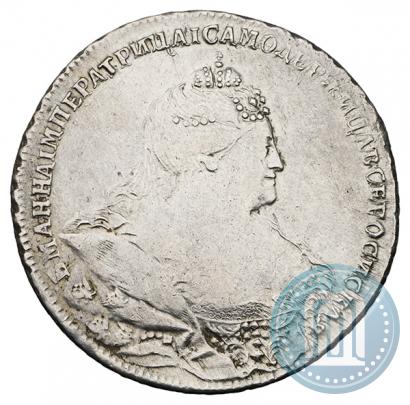 Picture 1 rouble 1738 year  "Moscow type"