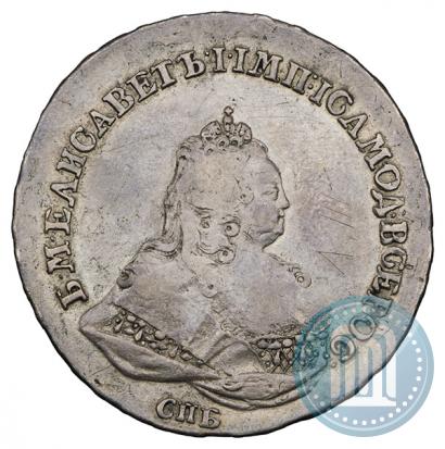 Picture 1 rouble 1742 year СПБ 