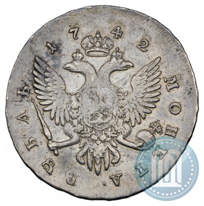 Picture 1 rouble 1742 year СПБ 