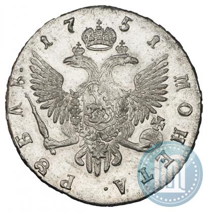 Picture 1 rouble 1751 year СПБ 