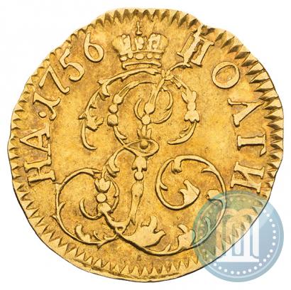 Фото Полтина 1756 года  