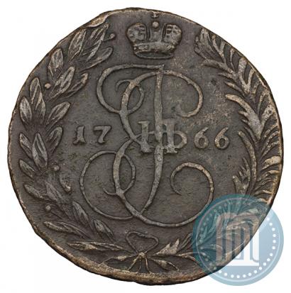 Фото 2 копейки 1766 года ЕМ 
