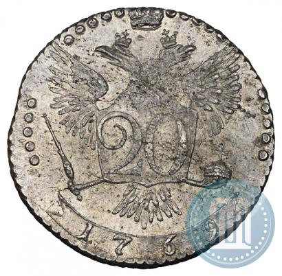 Фото 20 копеек 1769 года ММД 
