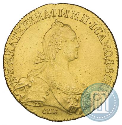 Picture 10 roubles 1776 year СПБ 