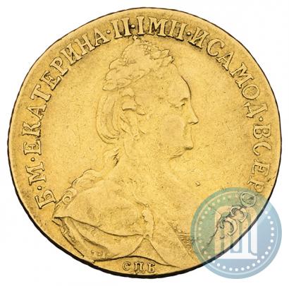 Picture 10 roubles 1786 year СПБ 