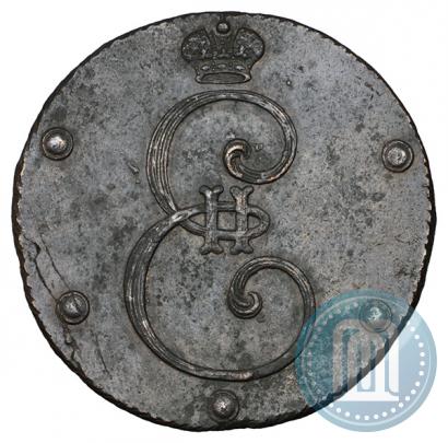 Picture 5 kopecks 1796 year  "With Monogram"