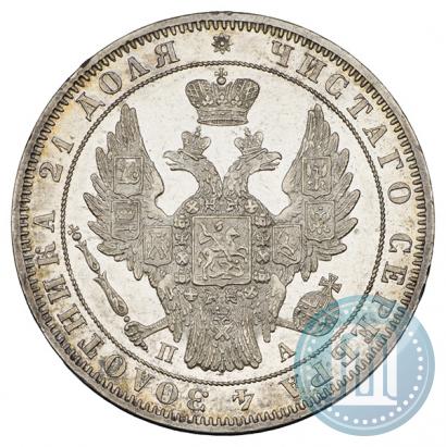Фото 1 рубль 1849 года СПБ-ПА 