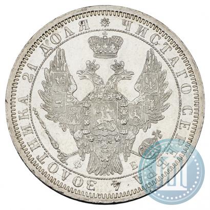 Фото 1 рубль 1856 года СПБ-ФБ 