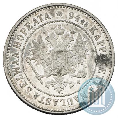 Picture 1 markka 1872 year S 