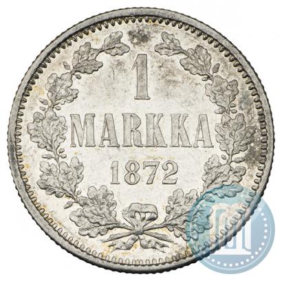 Picture 1 markka 1872 year S 