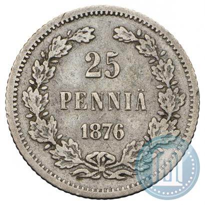 Фото 25 пенни 1876 года S 