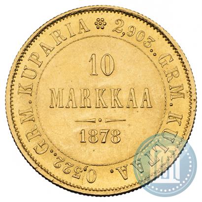 Picture 10 markkaa 1878 year S 