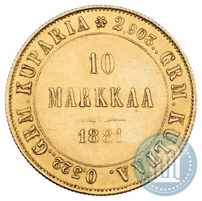 Фото 10 марок 1881 года S 