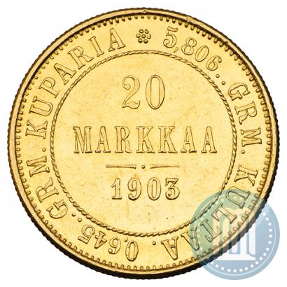 Picture 20 markkaa 1903 year L 