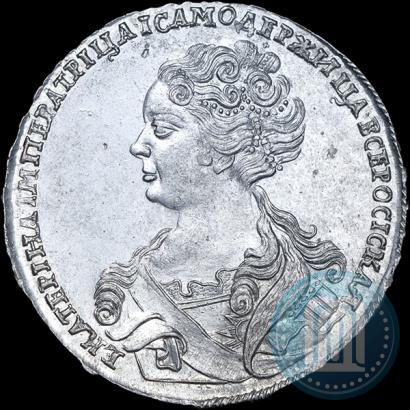 Picture 1 rouble 1726 year  "Moscow type, portrait turned to the left"