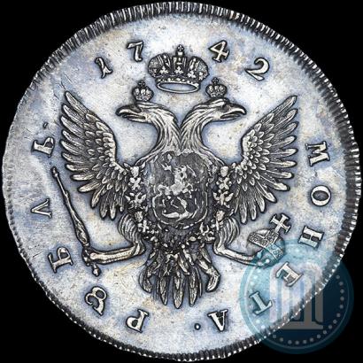Picture 1 rouble 1742 year СПБ 