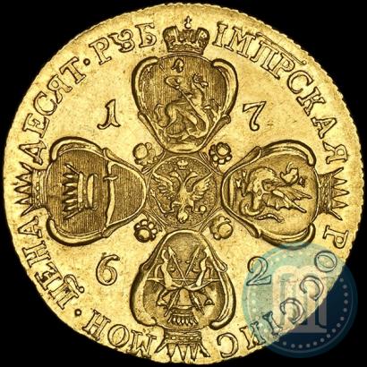 Picture 10 roubles 1762 year СПБ 