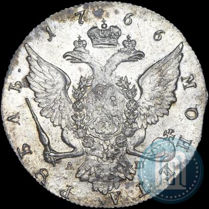 Picture 1 rouble 1766 year СПБ-АШ 