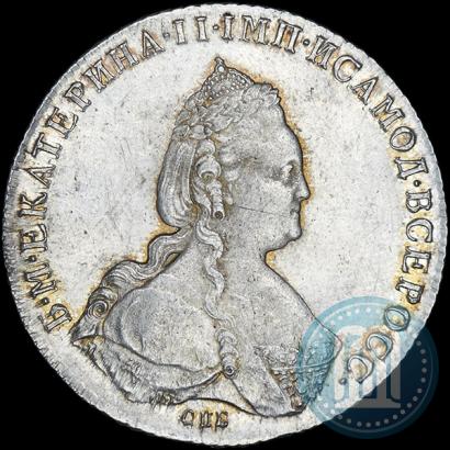 Фото 1 рубль 1786 года СПБ-ЯА 