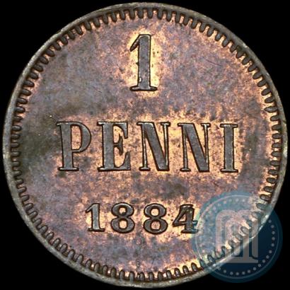 Picture 1 penni 1884 year  