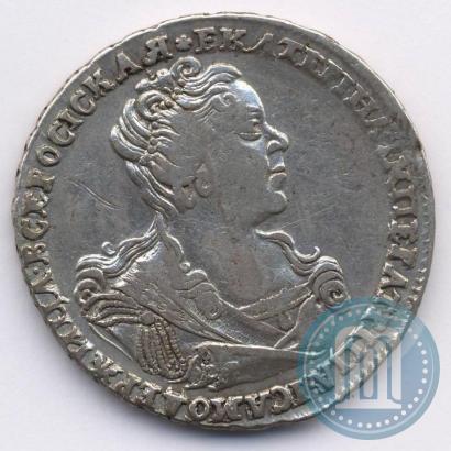 Picture Poltina 1726 year  "Moscow type, portrait turned to the right"