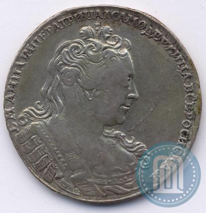 Фото 1 рубль 1730 года  