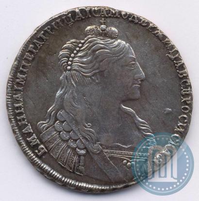 Фото 1 рубль 1735 года  