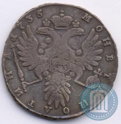 Фото Полтина 1735 года  