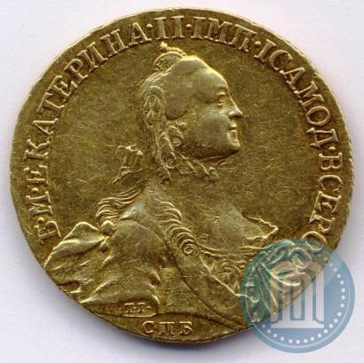 Picture 10 roubles 1765 year СПБ 
